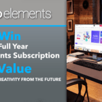 This is a giveaway for a one-year subscription to ENVATO elements
